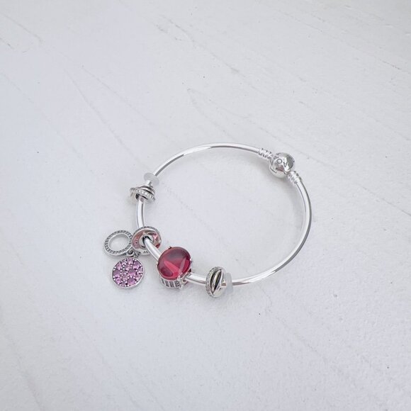 Women's Pandora Adjustable Charm Bracelet - Picture 4 of 5